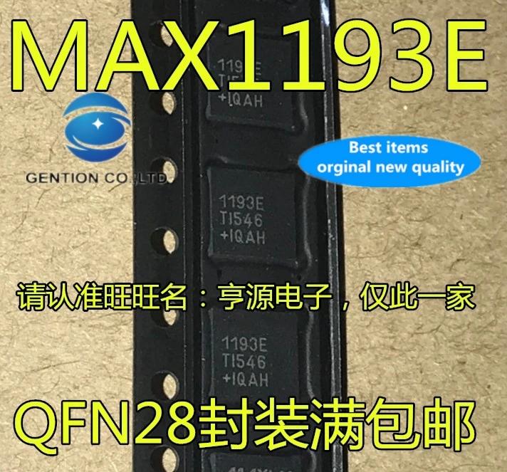 5PCS MAX1193E MAX1193ETI + T μ 1193E QFN28  100% ű  